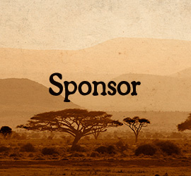 sponsor button with african wilderness background